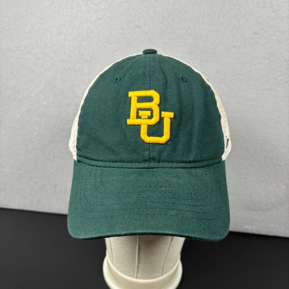 Baylor Bears Trucker Hat Snapback Green Breathable Unisex OSFM NCAA BU‎
